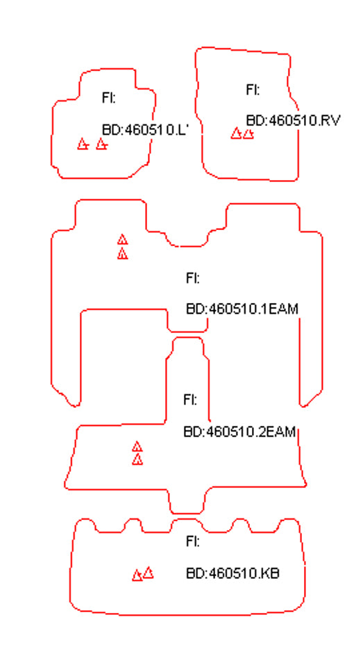Automatten Mazda MPV (2003-2002)