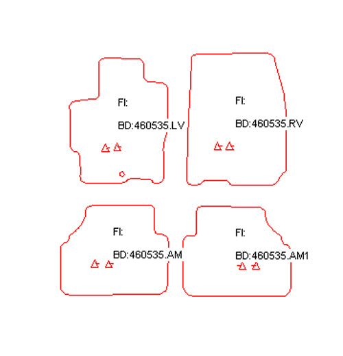 Automatten Mazda Premacy (1999-2005)