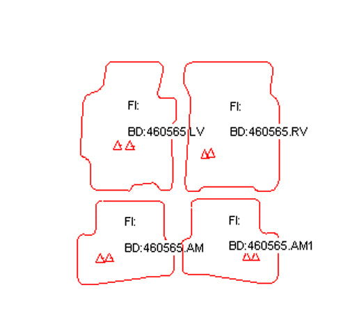 Automatten Mazda Xedos 6 (1992-1999)