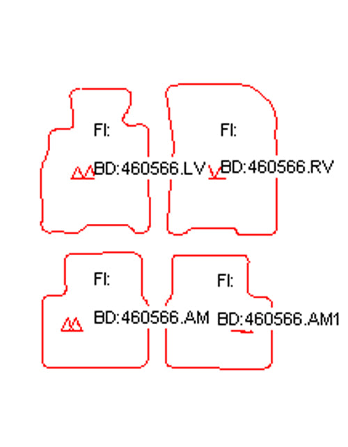 Automatten Mazda Xedos 9 (2001-1998)