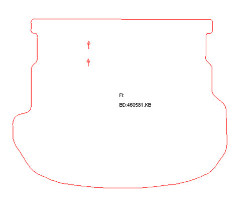 Kofferbakmat Mazda 6 (2002-2007)