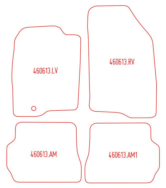 Automatten Mazda 2 (2003-2007)