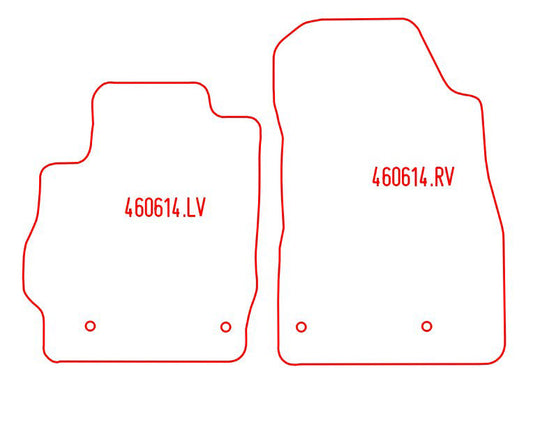 Automatten Mazda 2 (2007-2014)