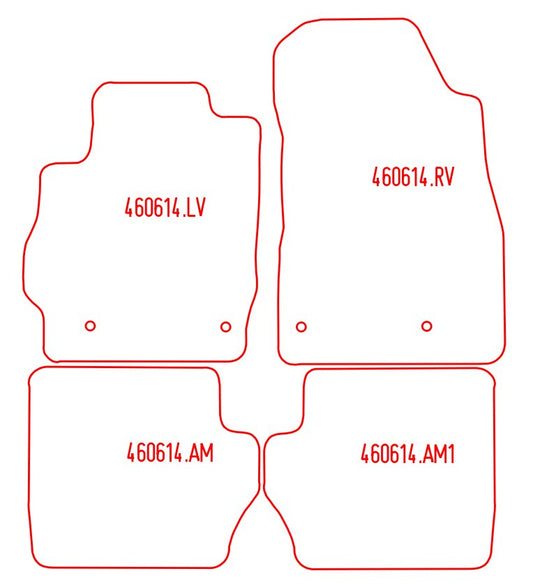 Automatten Mazda 2 (2007-2014)