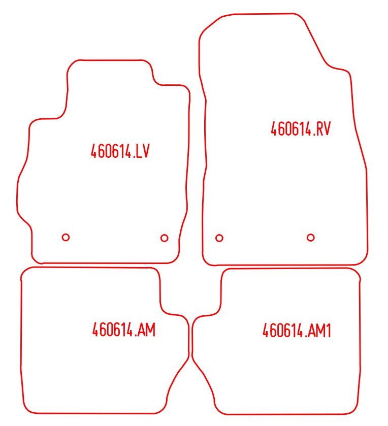Automatten Mazda 2 (2007-2014)