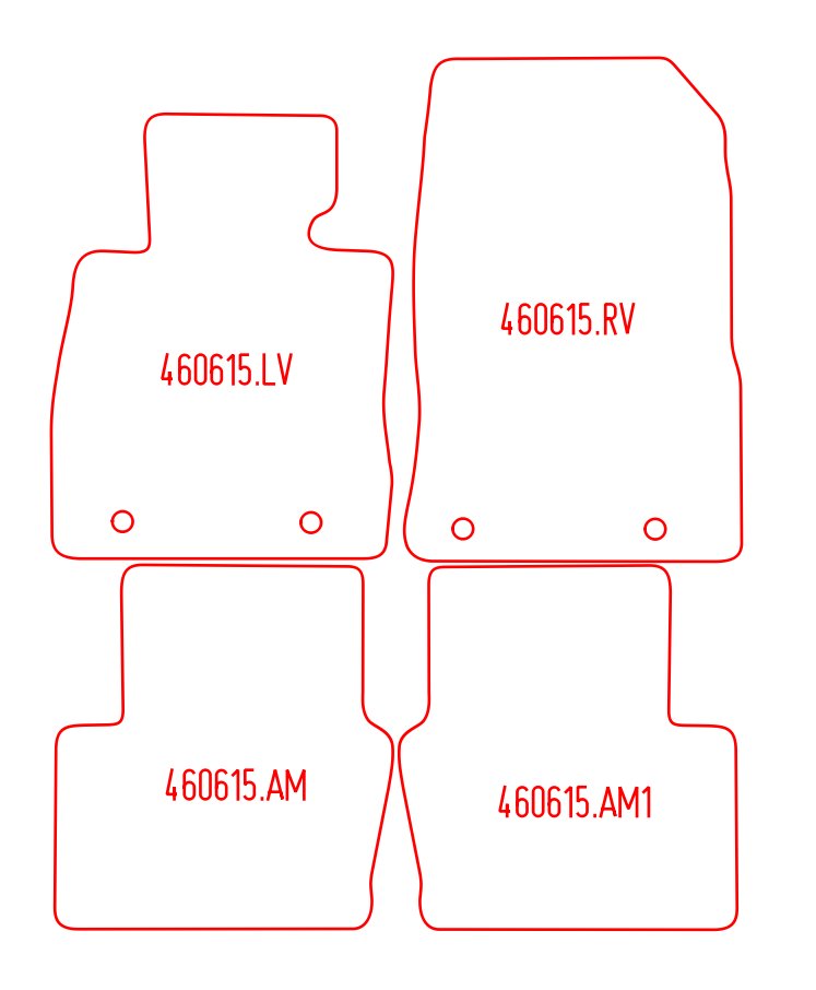 Automatten Mazda 2 (ook Mild-Hybrid) (2015-Heden)