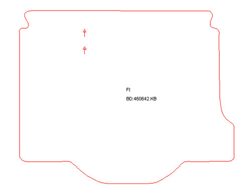 Kofferbakmat Mazda 3 (2003-2009)