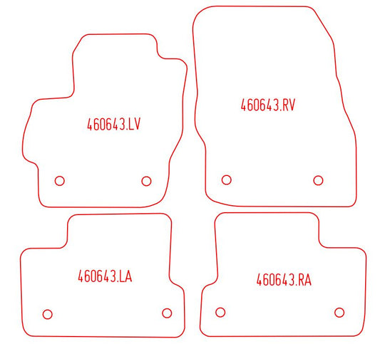 Automatten Mazda 3 hatchback / 3 sedan (2009-2013)