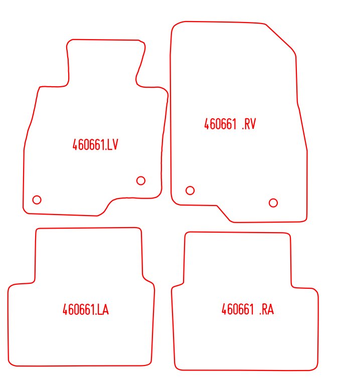 Automatten Mazda 6 (2013-Heden)