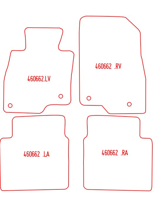 Automatten Mazda 6 (2013-Heden)