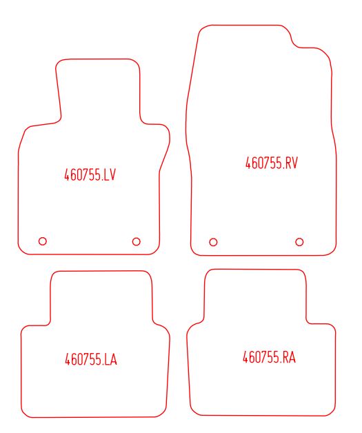 Automatten Mazda 3 hatchback / 3 sedan (2019-Heden)