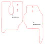 Automatten Mercedes Actros MP2 / Actros MP3 (2008-2008)
