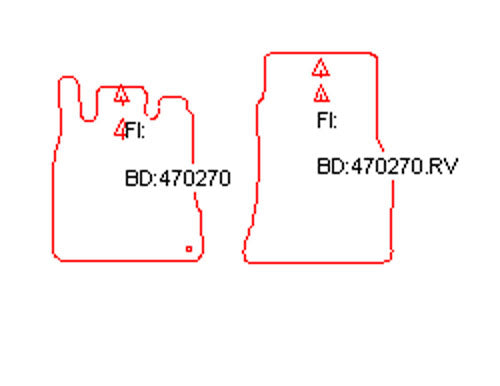 Automatten Mercedes A-klasse W168 (2001-2004)