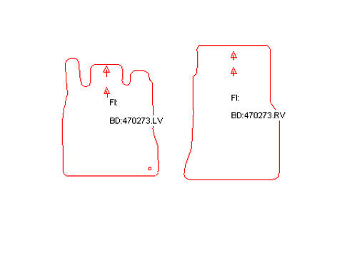 Automatten Mercedes A-klasse W168 Lang (2001-2004)