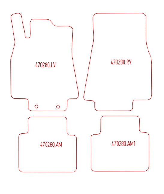 Automatten Mercedes B-klasse (W245) (2005-2011)