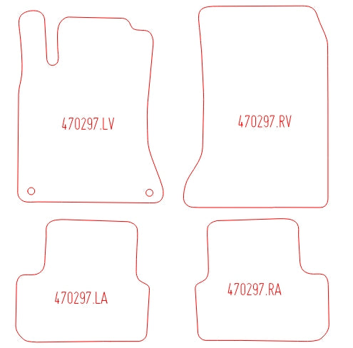 Automatten Mercedes B-klasse (W246) (2011-2018)