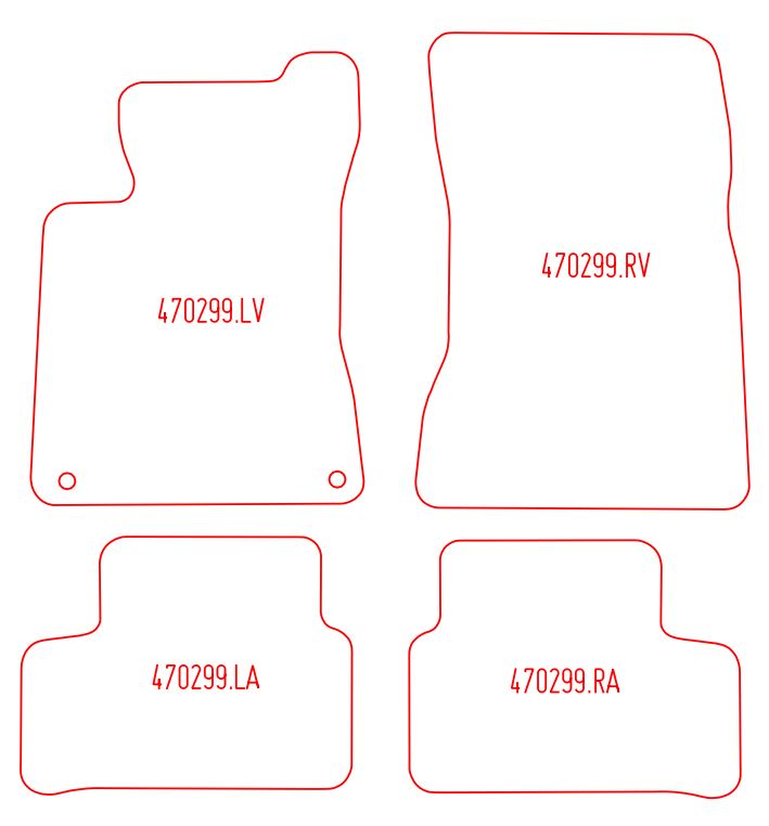 Automatten Mercedes B-klasse (W247) (2019-Heden)