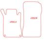 Automatten Mercedes CLK C209 cabriolet / CLK C209 coupe (2004-2009)