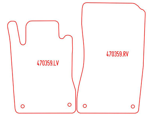 Automatten Mercedes CLS  C219 (2004-2010)
