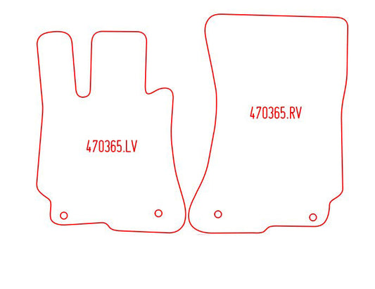 Automatten Mercedes CL C216 (2006-2013)