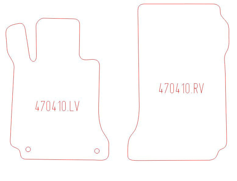 Automatten Mercedes E-klasse A207 cabriolet / E-klasse C207 coupe (2010-2016)