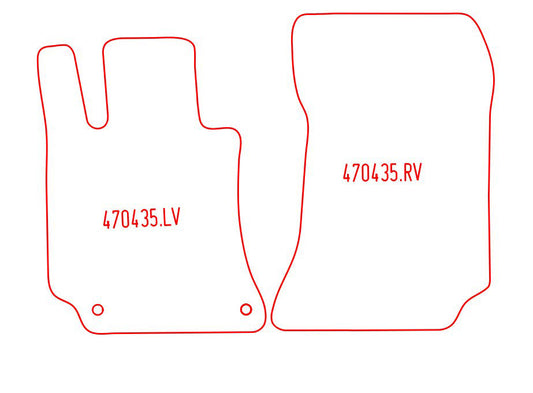 Automatten Mercedes E-klasse W212 sedan / E-klasse W212 Estate stationwagon (2009-2016)