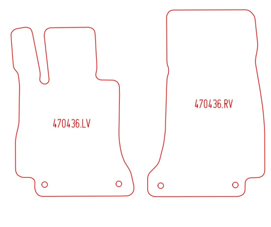 Automatten Mercedes CLS  C257 (2018-Heden)