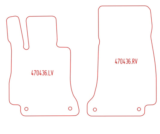 Automatten Mercedes CLS  C257 (2018-Heden)
