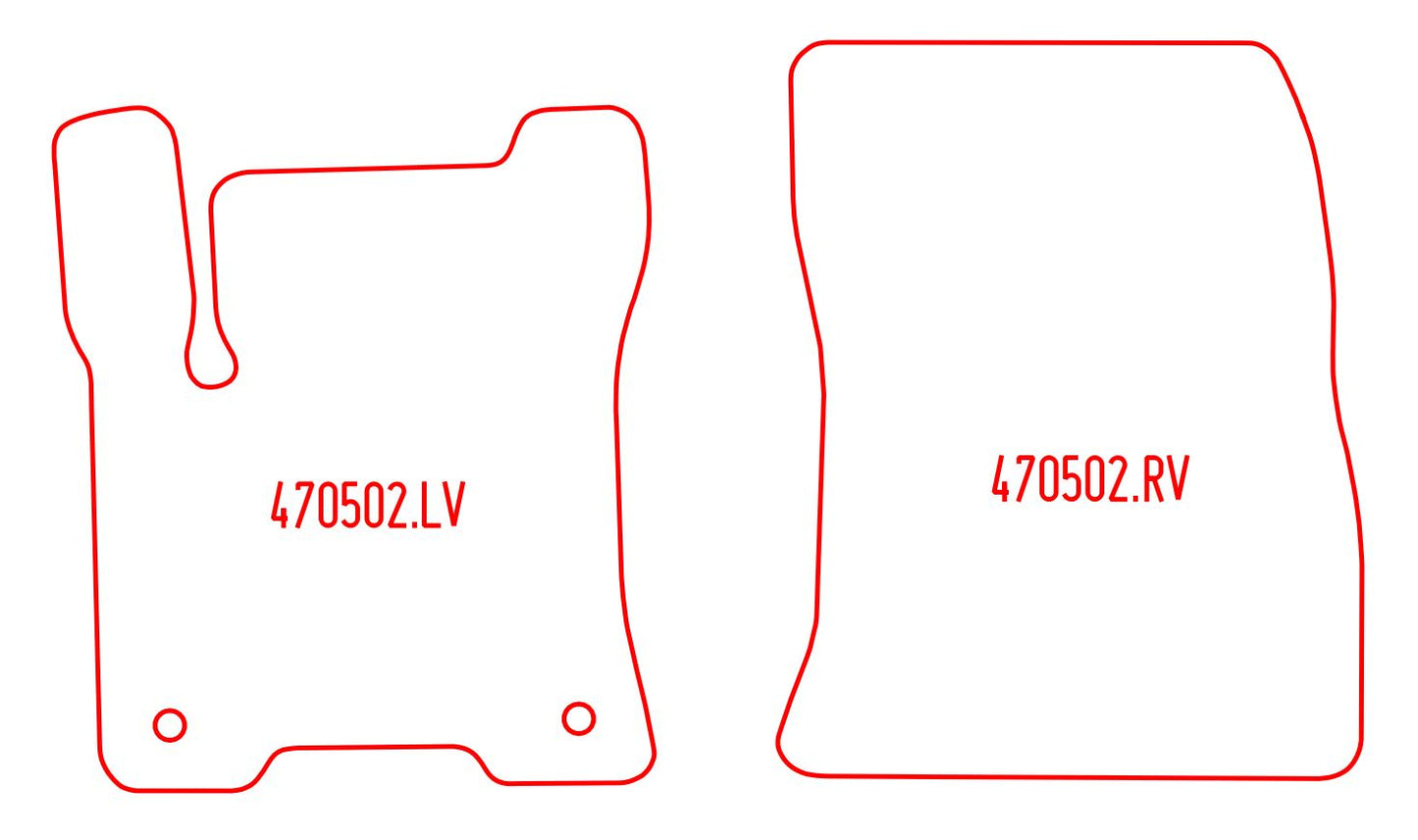 Automatten Mercedes EQB (2021-Heden)