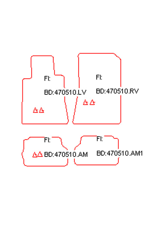 Automatten Mercedes CL C140 (1991-2000)