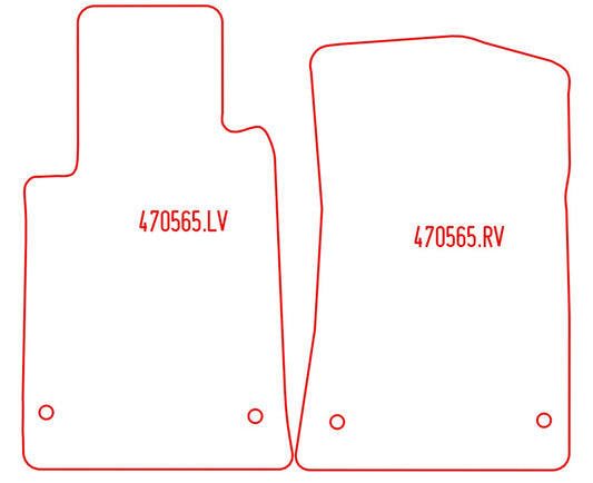 Automatten Mercedes SLK (R171) (2004-2011)