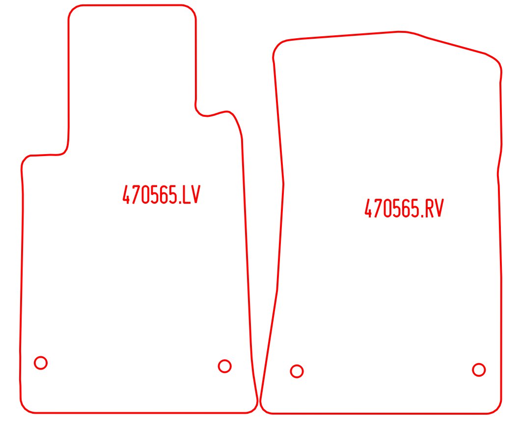 Automatten Mercedes SLK (R171) (2004-2011)