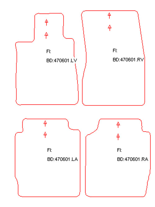 Automatten Maybach 57 (2002-2013)