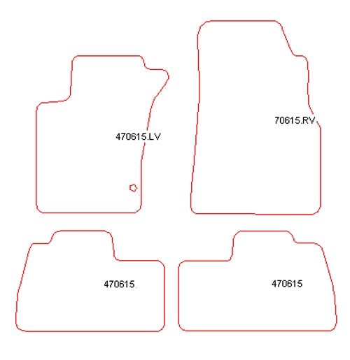 Automatten Mercedes M-klasse W163 (2001-2005)