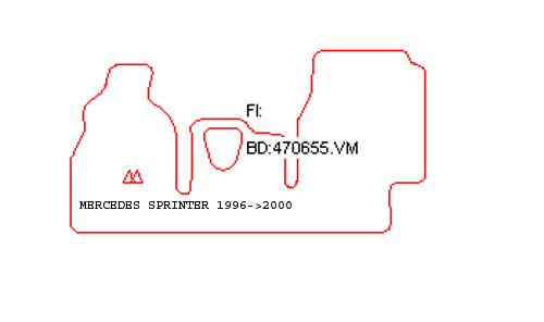 Automatten Mercedes Sprinter (1995-2000)