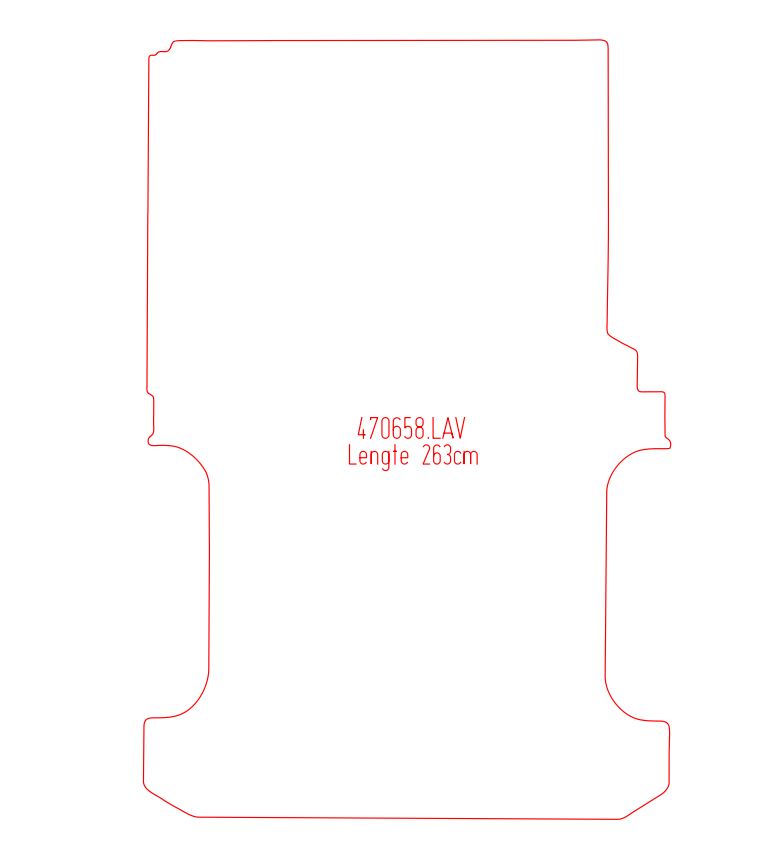 Laadvloermat Volkswagen Crafter (2006-2017)