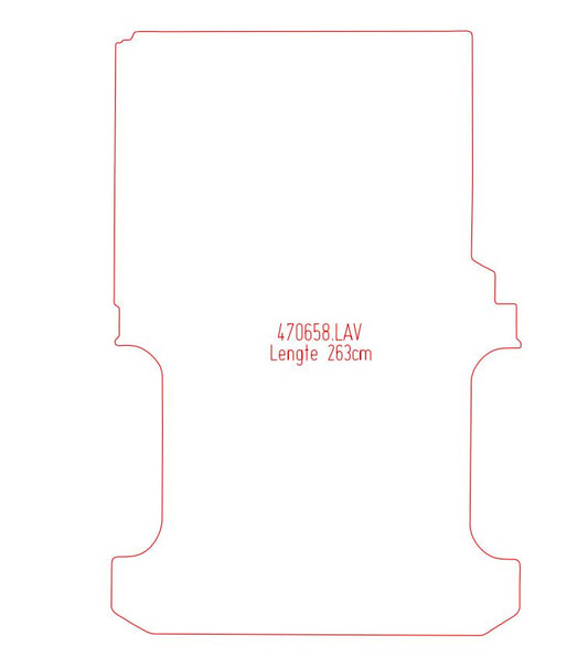 Laadvloermat Volkswagen Crafter (2006-2017)