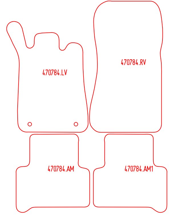 Automatten Mercedes C-klasse W202 sedan / C-klasse W202 Combi stationwagon (1996-2000)