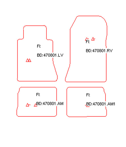 Automatten Mercedes 200-serie (W124) sedan / 200-serie (W124) Combi stationwagon (1986-1993)