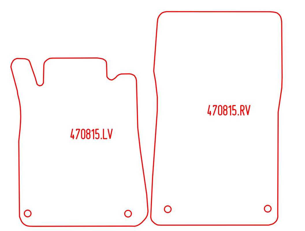 Automatten Mercedes SLK (R170) (2000-2004)