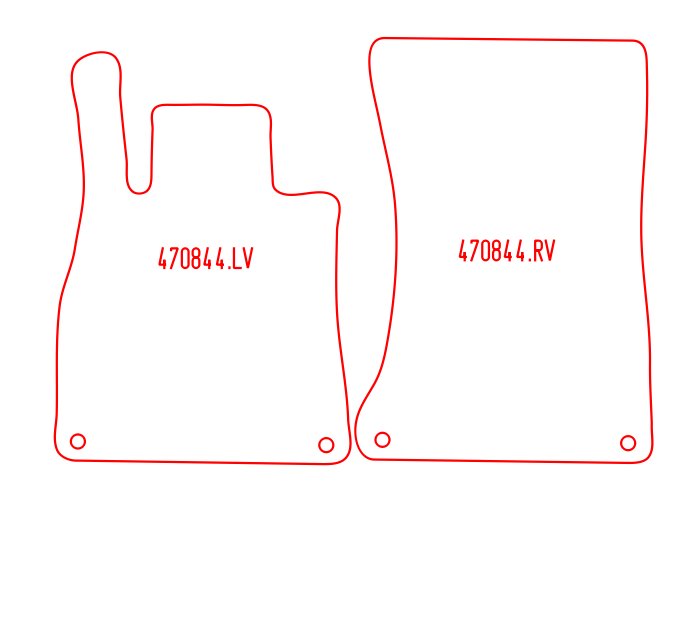 Automatten Mercedes S-klasse W222 (lange wielbasis) (2014-2020)