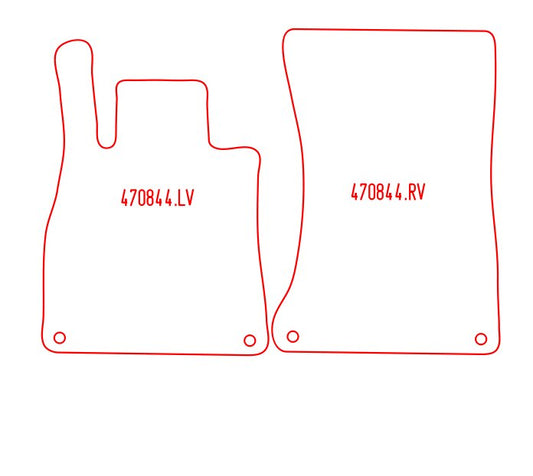 Automatten Mercedes S-klasse W222 (lange wielbasis) (2014-2020)