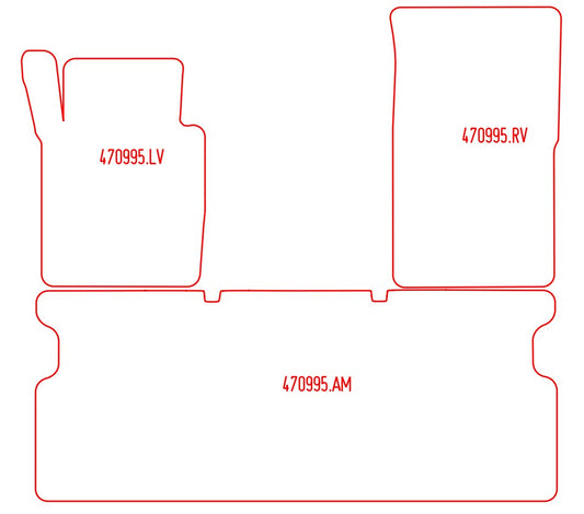 Automatten Mercedes G-klasse W460 (LWB) (1979-1990)