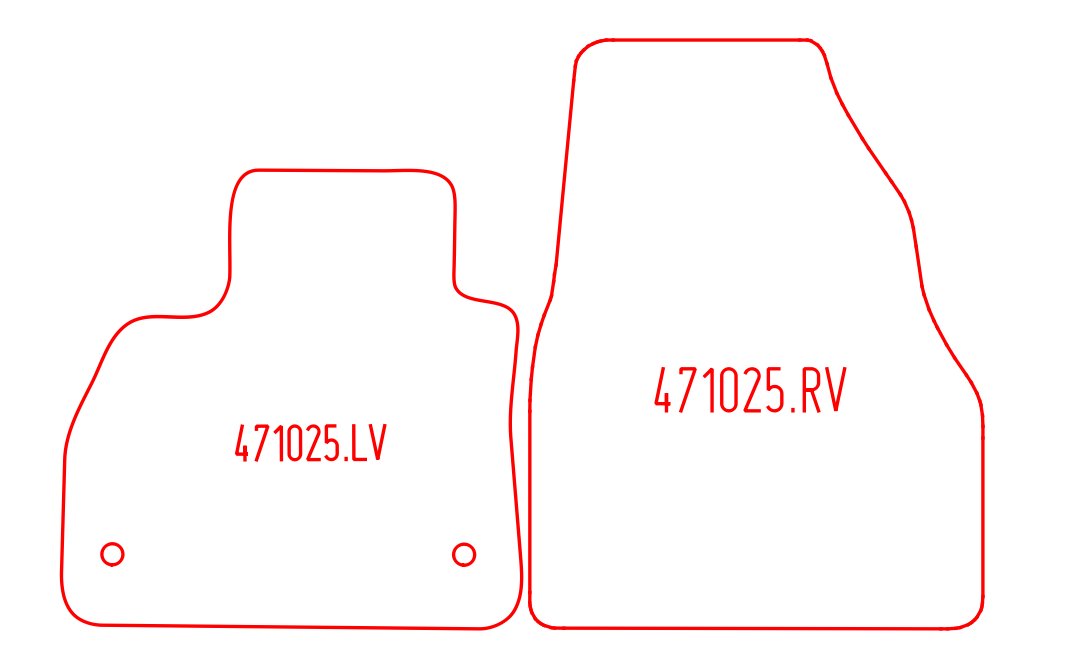 Automatten Nissan NV250 (2019-Heden)