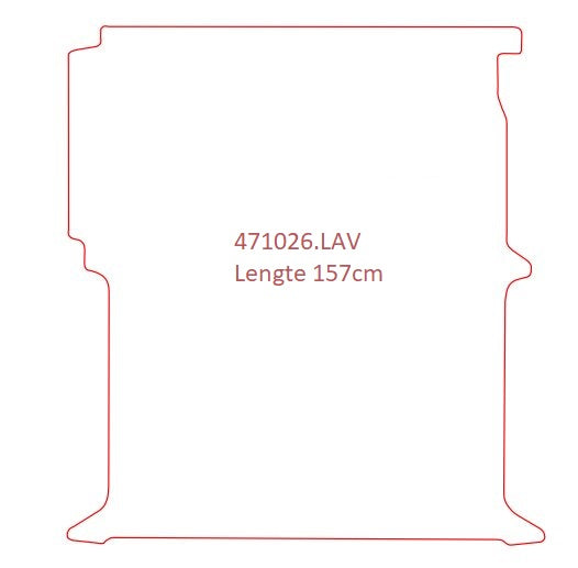 Laadvloermat Nissan NV250 (2019-Heden)