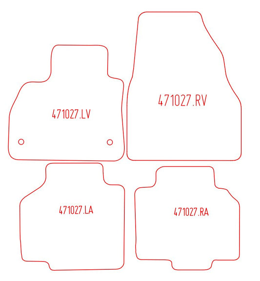 Automatten Mercedes Citan Mixto (2012-2021)