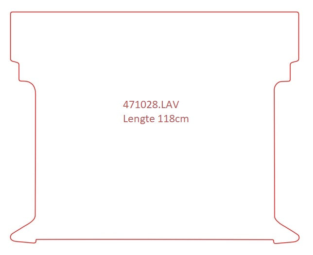 Laadvloermat Mercedes Citan (2012-2021)