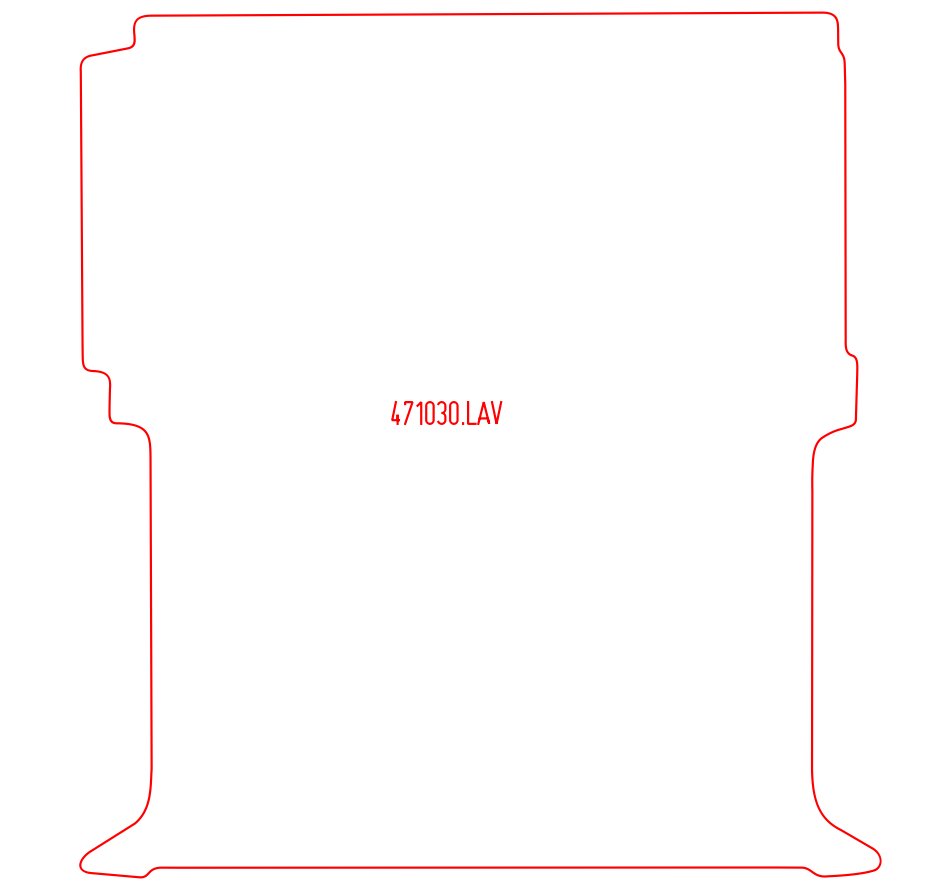 Laadvloermat Nissan NV250 (2019-Heden)