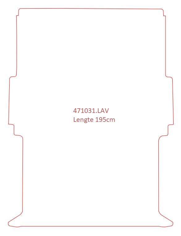 Laadvloermat Mercedes Citan (2012-2021)