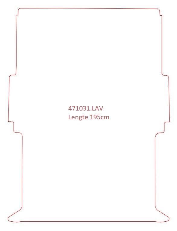 Laadvloermat Nissan NV250 (2019-Heden)